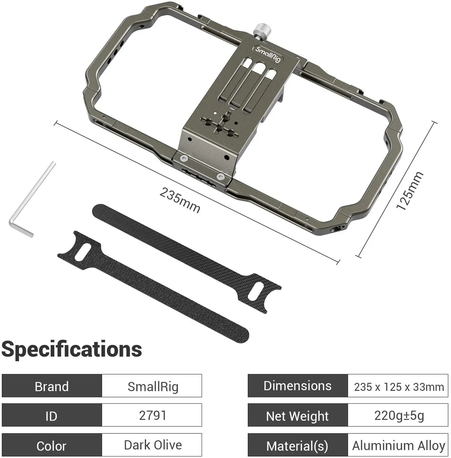 SmallRig Universal Mobile Phone Cage for iPhone and Andriod