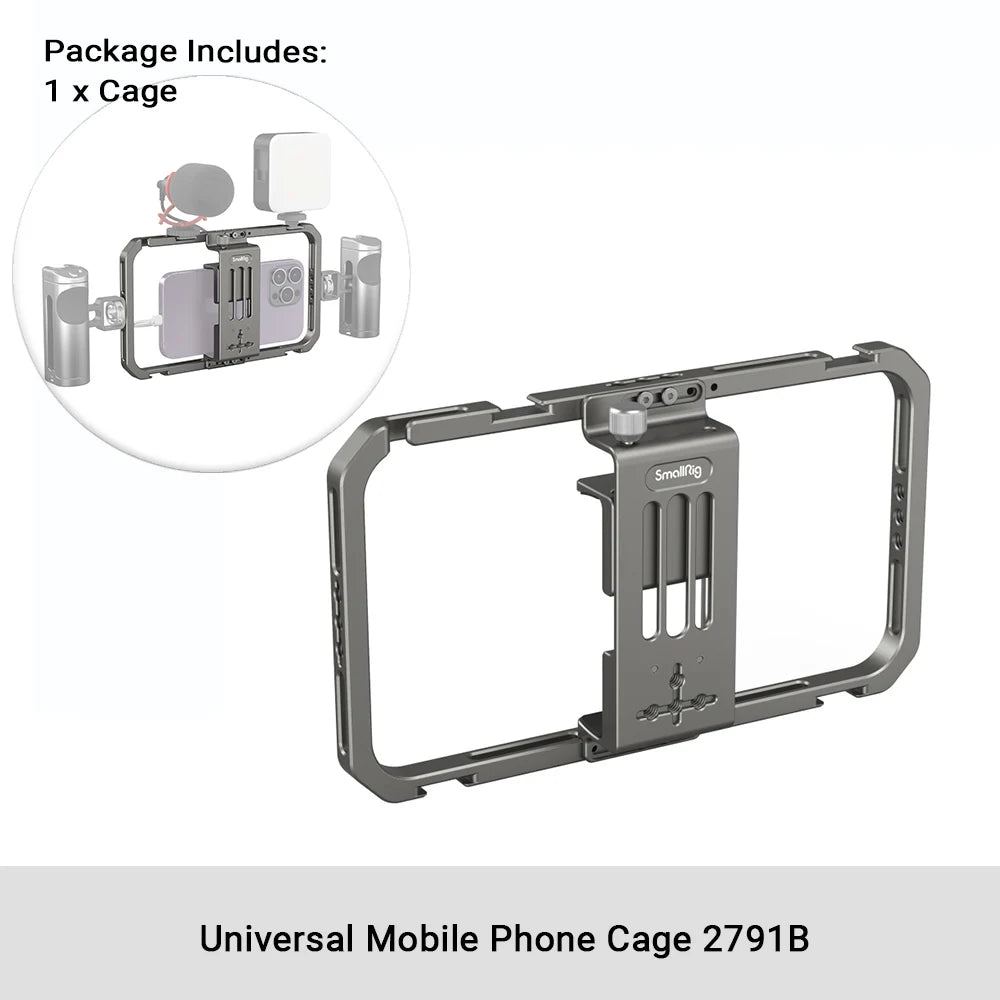 SmallRig Universal Mobile Phone Cage for iPhone and Andriod